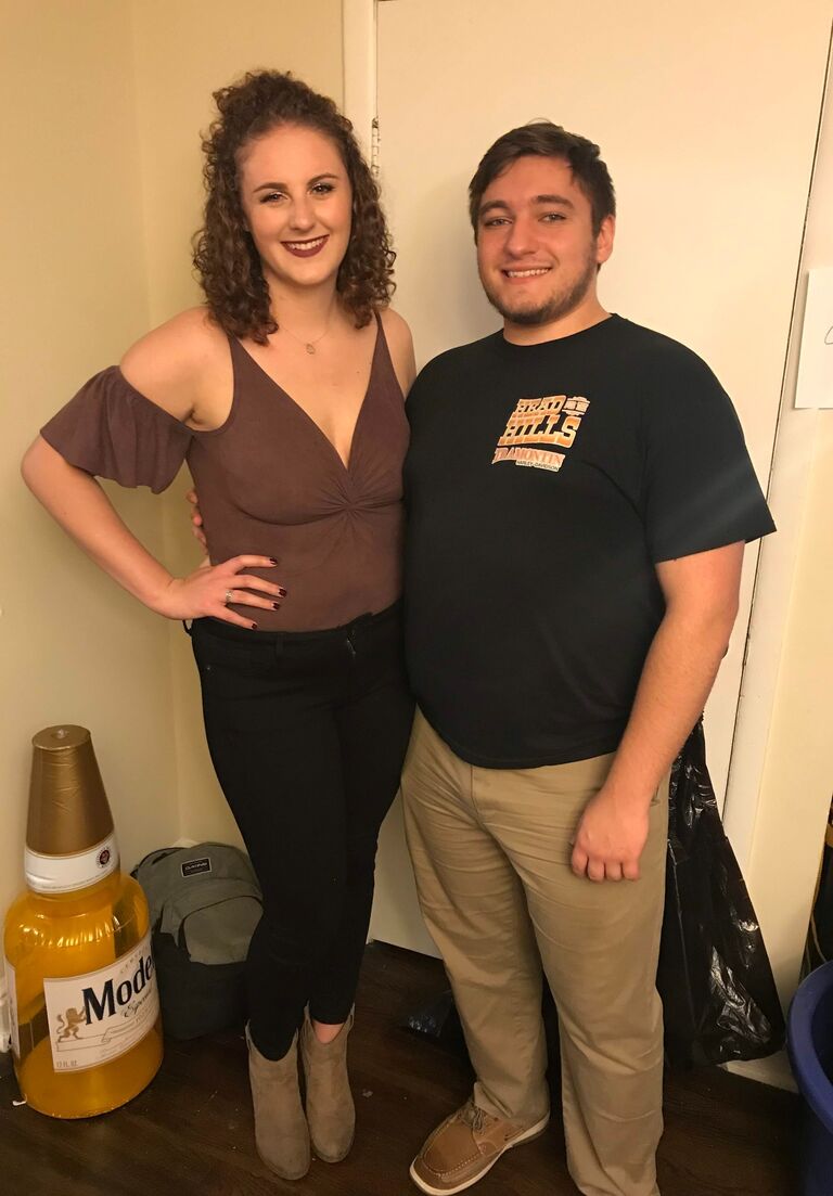 Joe's senior year was spent putting many miles on our cars to see each other when we could.