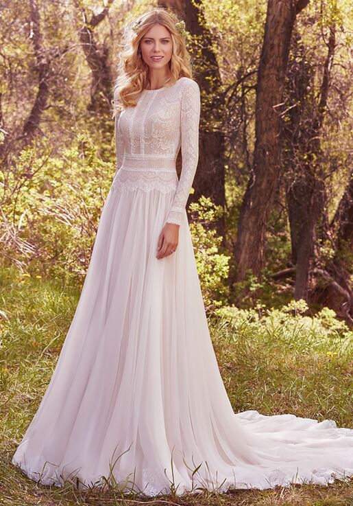 maggie sottero long sleeve