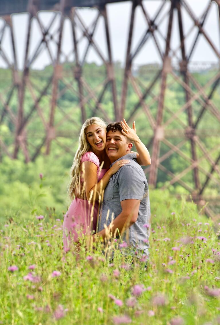 Best day of our lives! Logan took Addy on a beautiful date in New York where he proposed to her in a wildflower field. We are so excited for you to celebrate our love story and journey together on June 14th!  