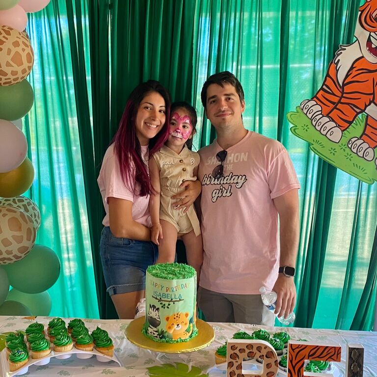 Isabella’s 3rd birthday party with friends and family.