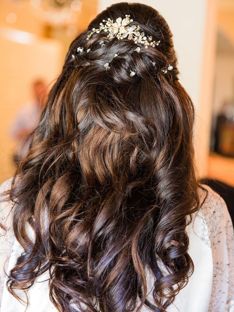 29 Half Up Half Down Wedding Hairstyles To Save Asap