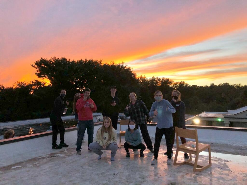 Stephen and Cailey became friends in the Liberty University annex while in quarantine with Covid-19. He gave her his blanket when she didn't have one. 