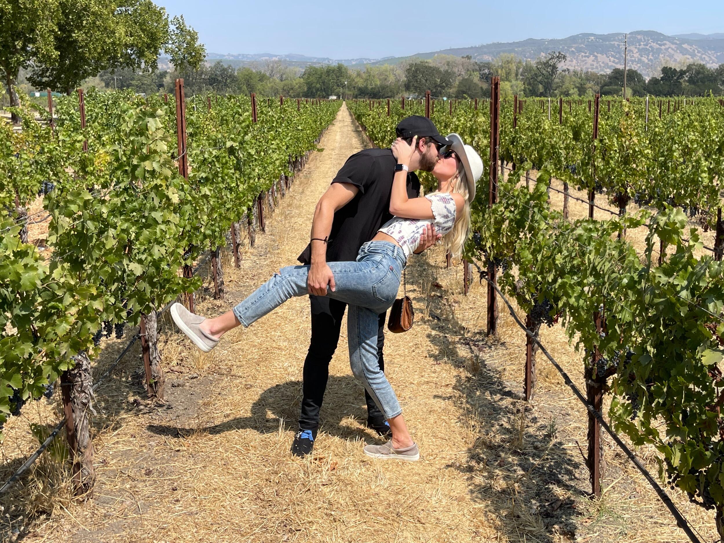 When in Napa! Got to experience stunning views and tasty wine!