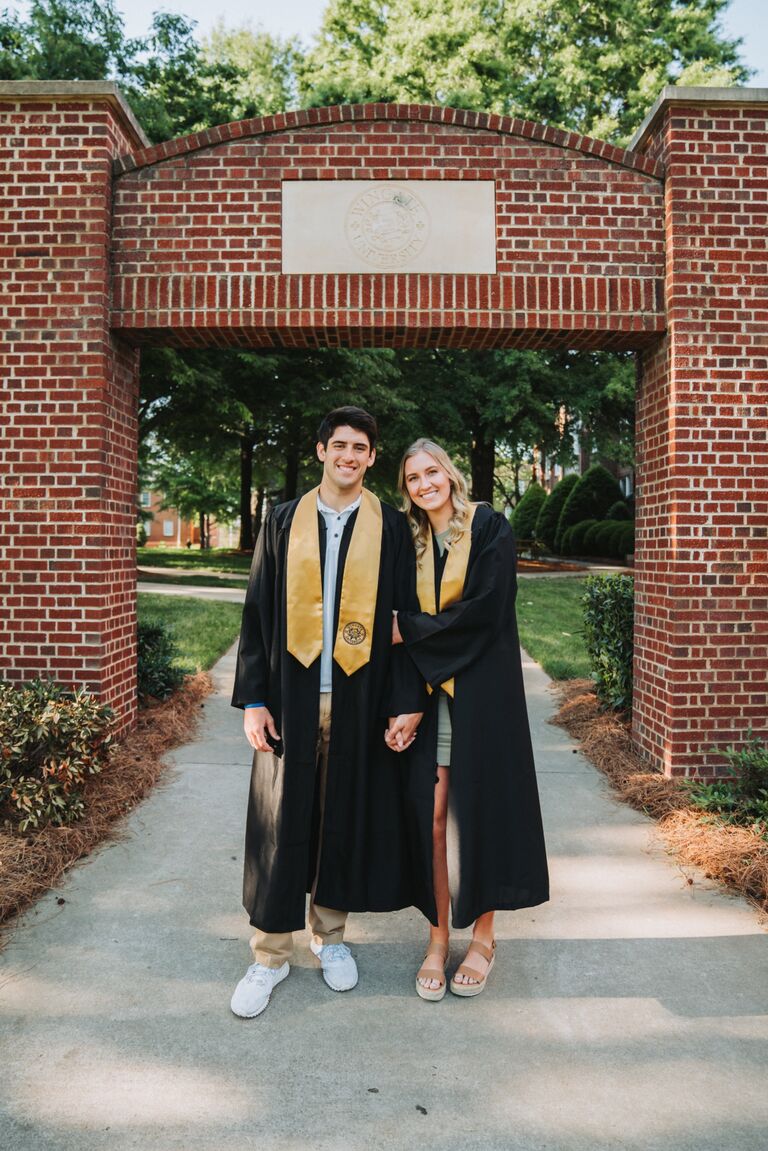 We graduated together from Wingate University.