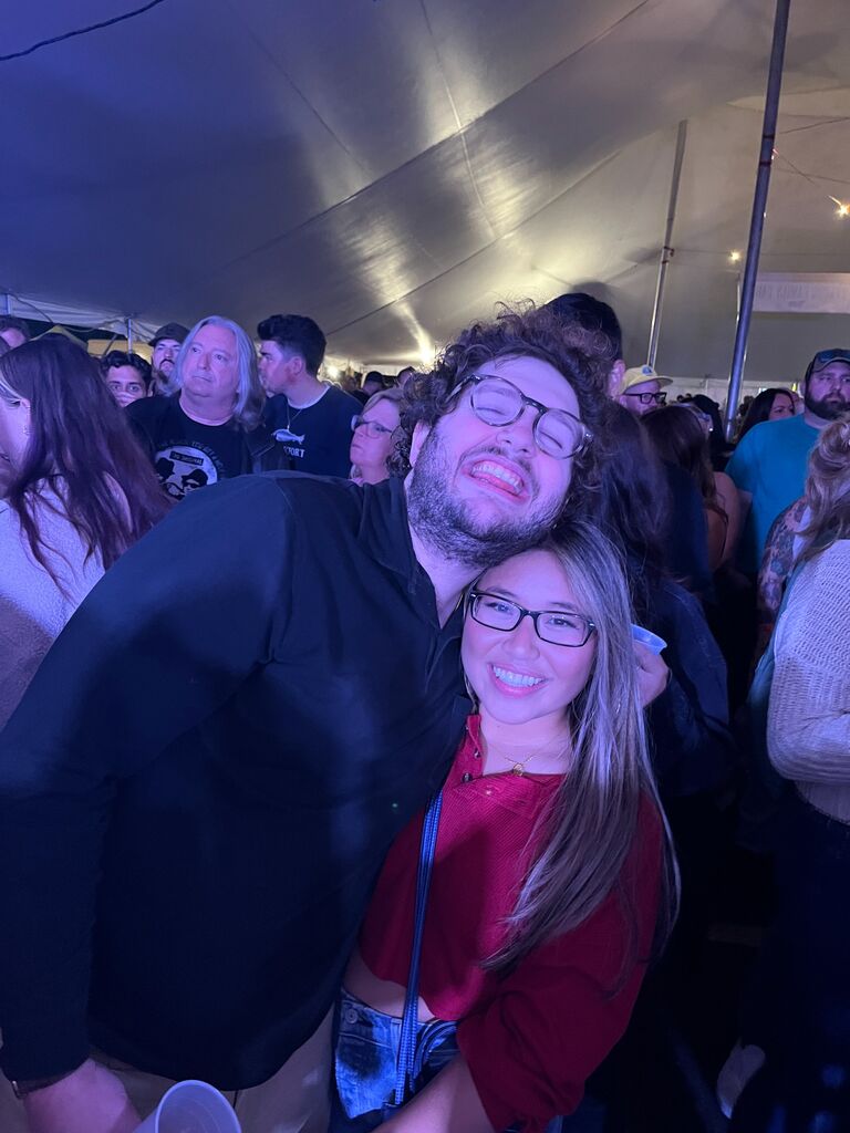 Kylee and Riley dancing the night away at the Apple Fest in Fenton, MI. Little did she know the next day...