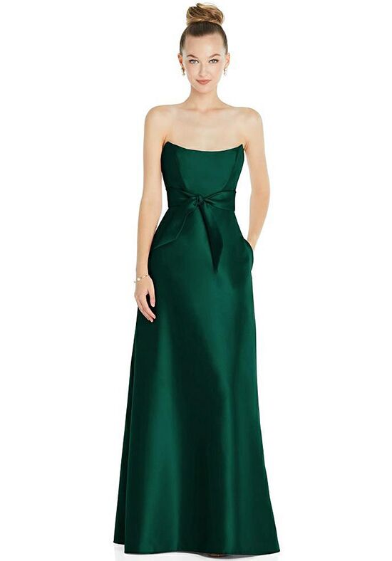 Adjustable Strap Wrap Bodice Maxi Dress with Front Slit - LB036