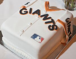 MLB jersey shaped groom's cake. 