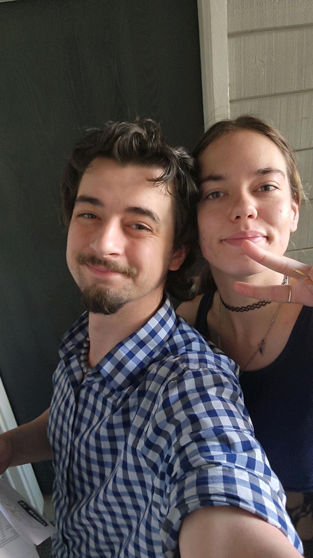 When we moved in together 