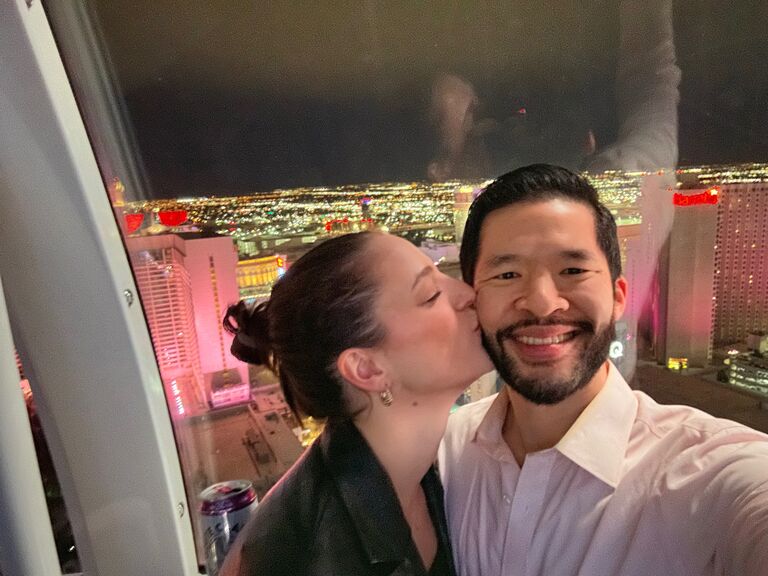 Anna's first time in Andrew's favorite place (Vegas)
