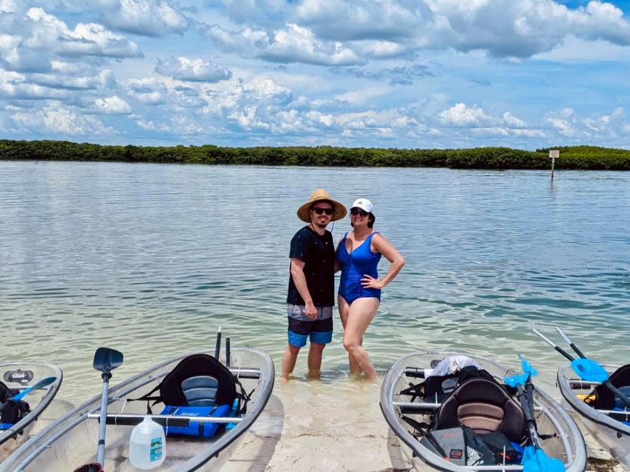 Kayaking on the water!