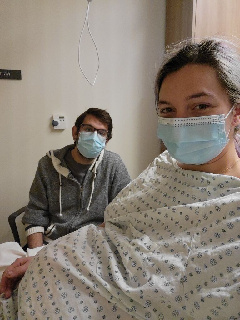 Last photo of us before we became parents of 2!