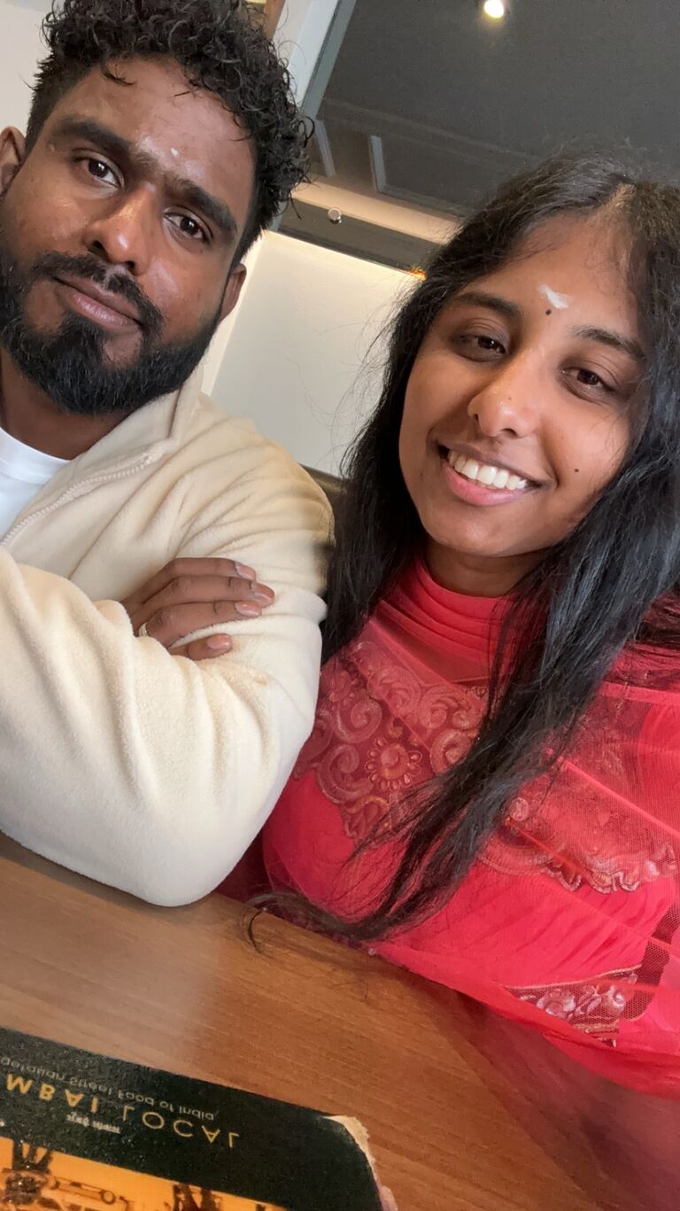 Our First visit to Temple together. 