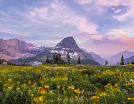 Hidden Lake in Glacier National Park, Montana