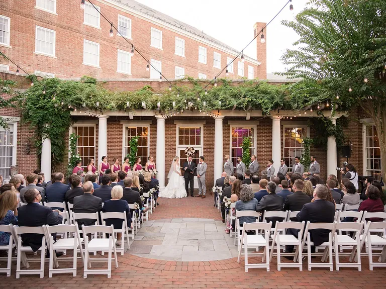 The Tidewater Inn winter wedding venue in Easton, Maryland