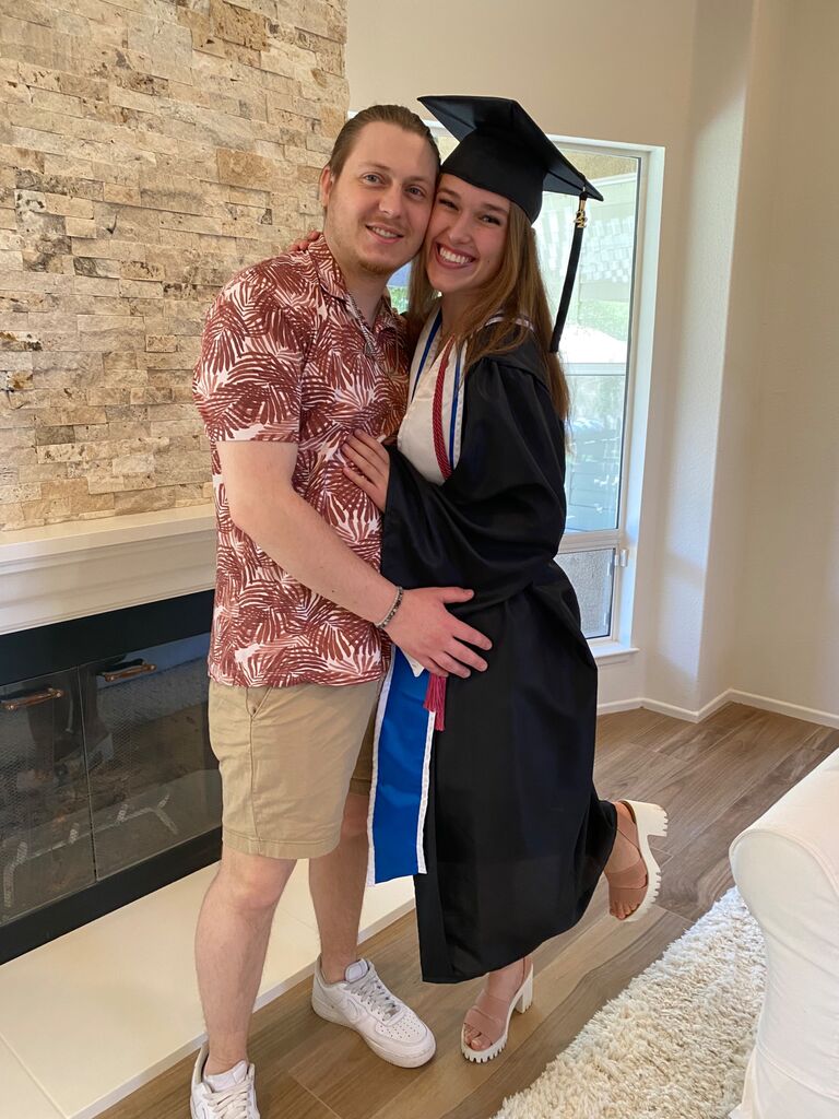 After doing long-distance again, I finally graduated college!
