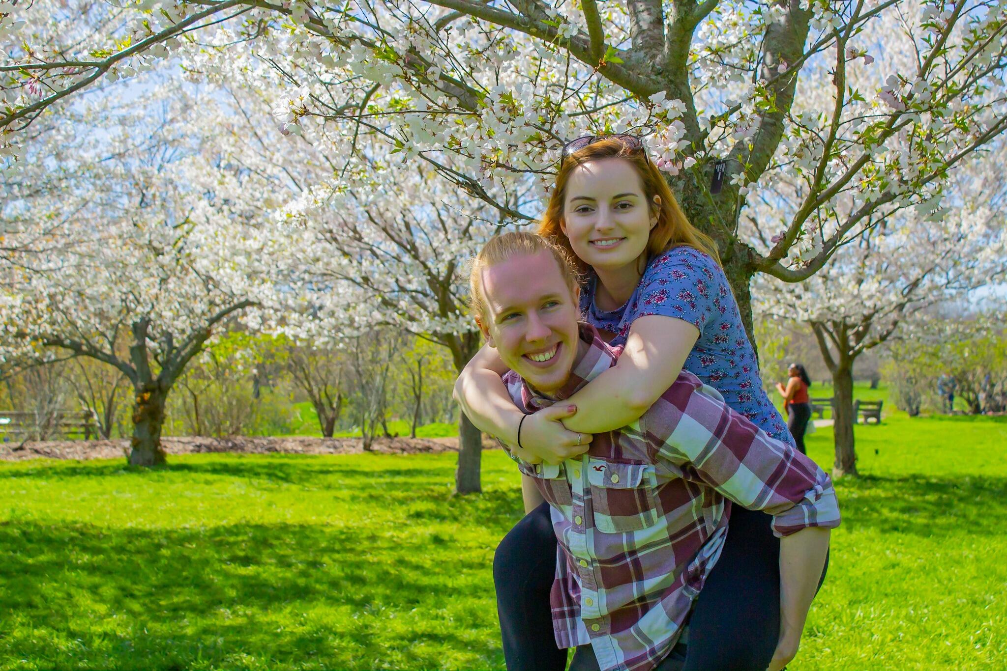 Once again at Royal Botanical Gardens for a DIY photoshoot, with cherry blossoms and magnolias galore