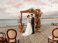 Beach wedding venue in Monterey, California