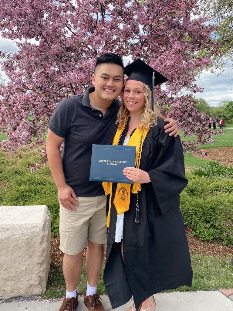 Anna graduates from UW-Eau Claire