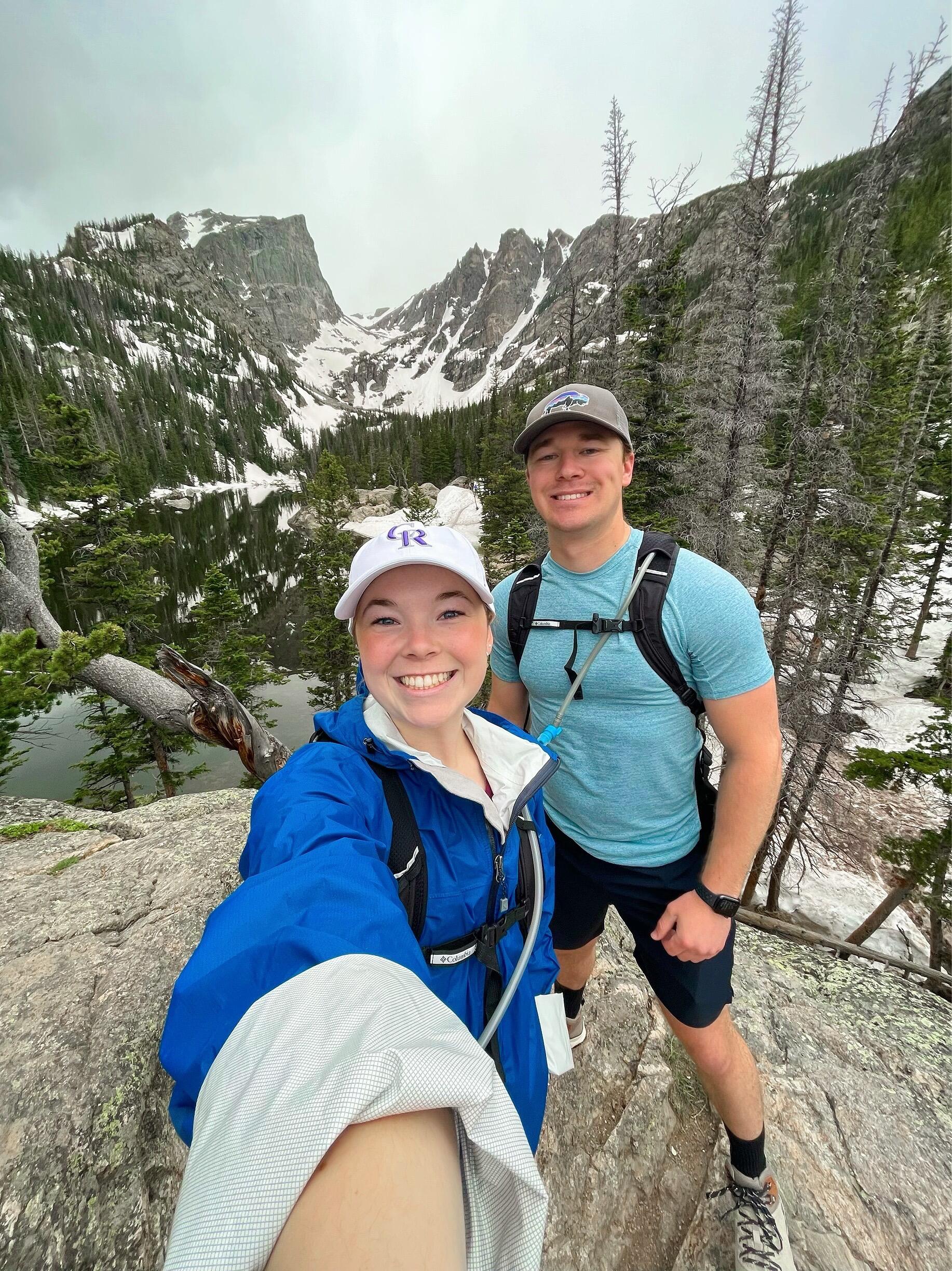 We moved out to Colorado together, enjoying all the hiking and skiing we can!