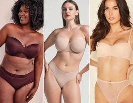 Three wedding bra options for under the wedding outfit 