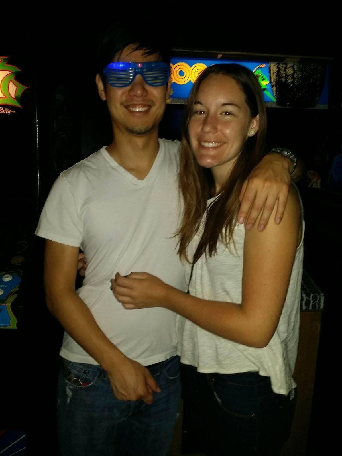 One of our first dates! 