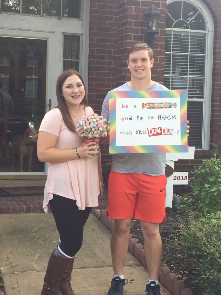 Nathan’s first “proposal” for his senior year homecoming