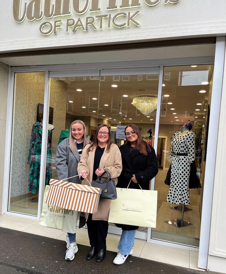 Mother of the Bride said yes to her dress!