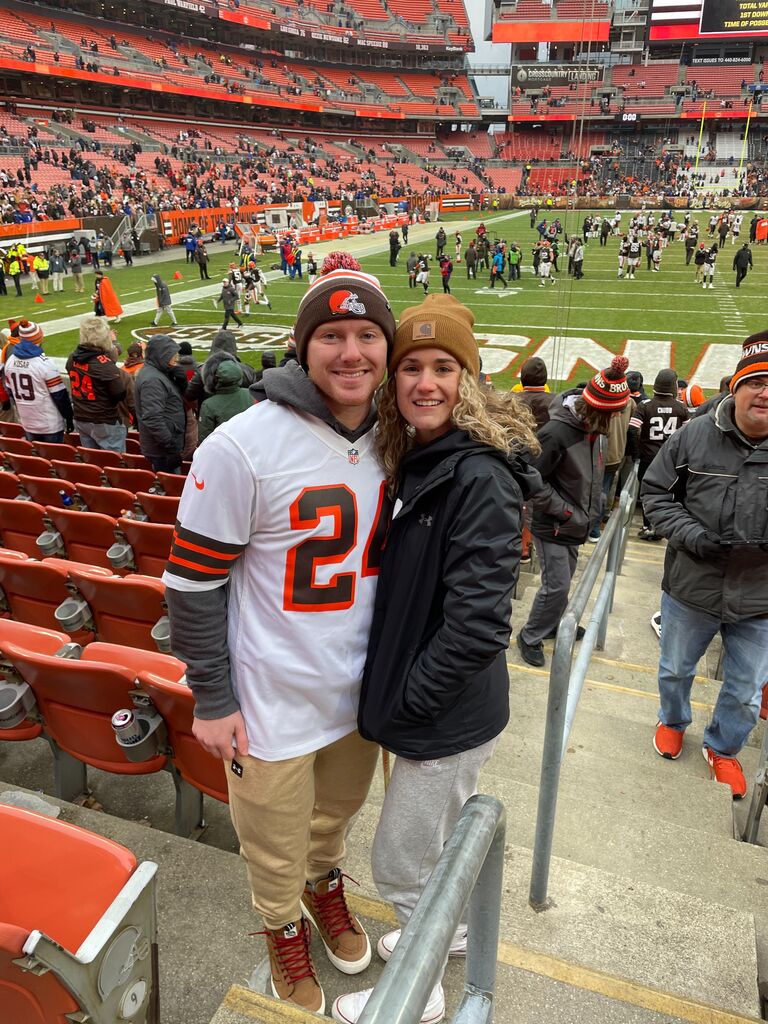 We went to our first Brown's game