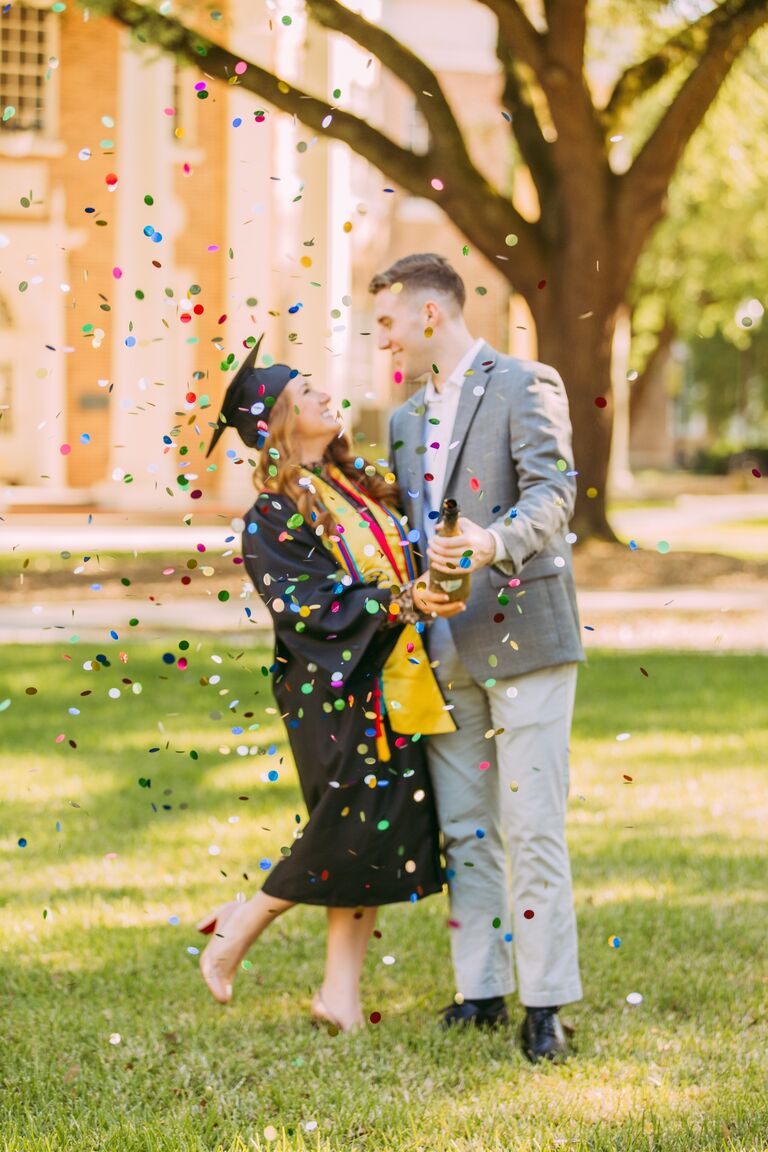 POP the Confetti! Jordan graduated with her Bachelor's in Accounting!