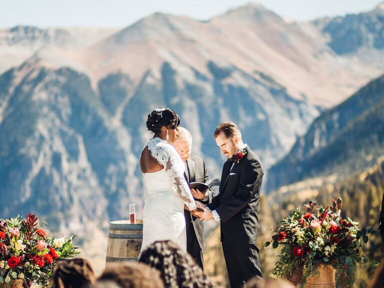 Wedding venue in Telluride, Colorado.