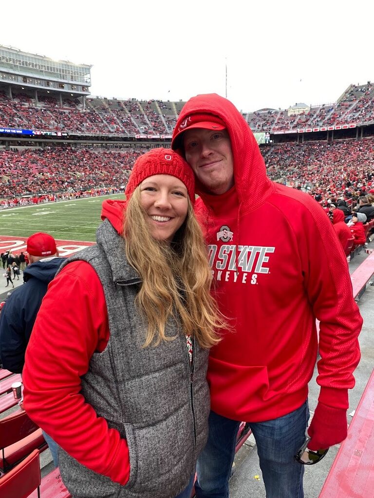 Tyler's first Buckeyes football game!