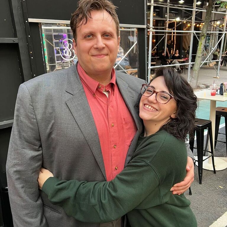 Andrew got a new job and was quickly promoted within months of starting. Erika couldn't be prouder. 