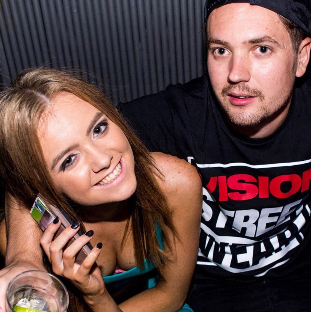 Where it all began - the night that we locked eyes at a night club. 