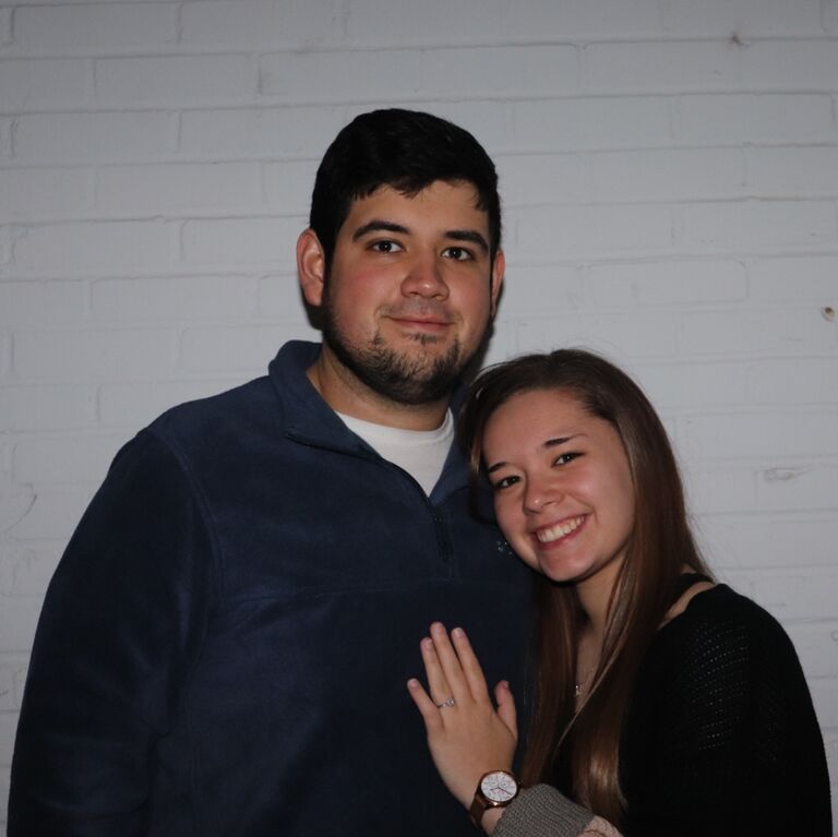 This was our second New Year’s together! We always spend NYE at the church.