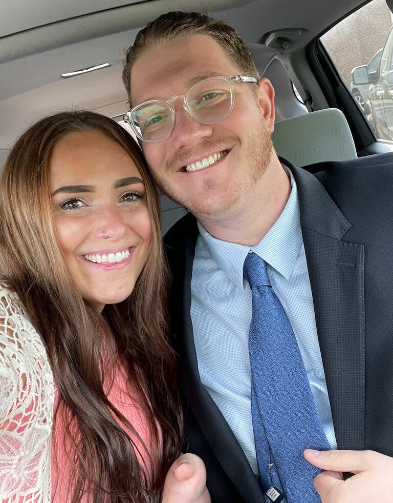 Went to our first wedding together