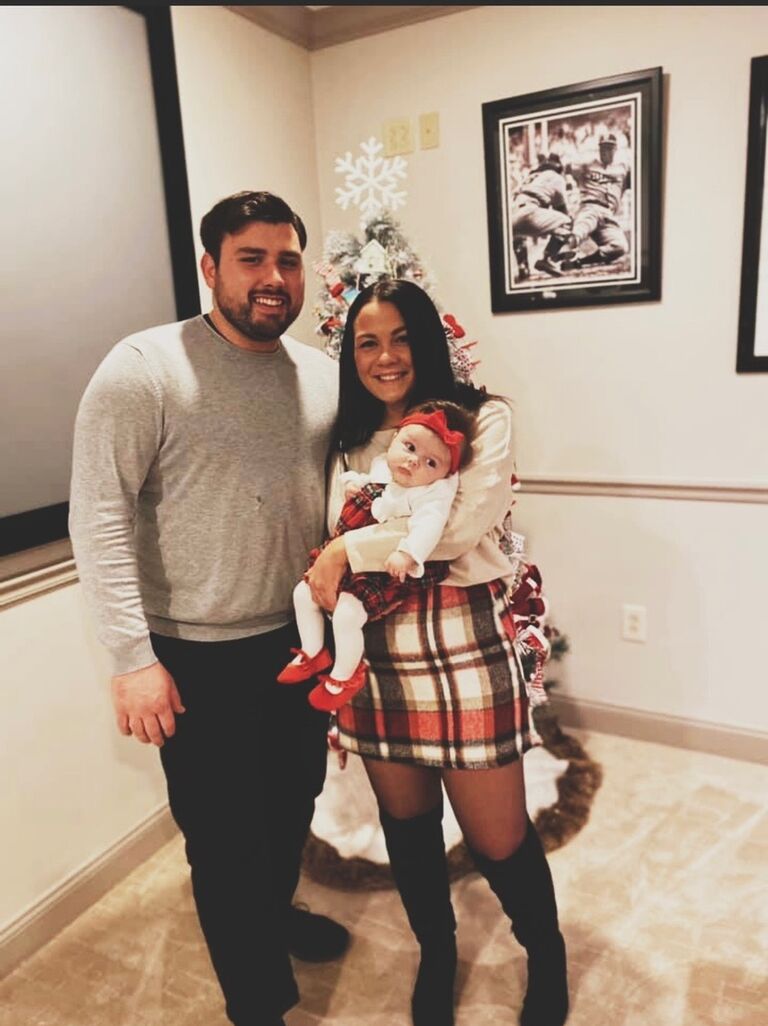 Our first Christmas with Frankie Jane