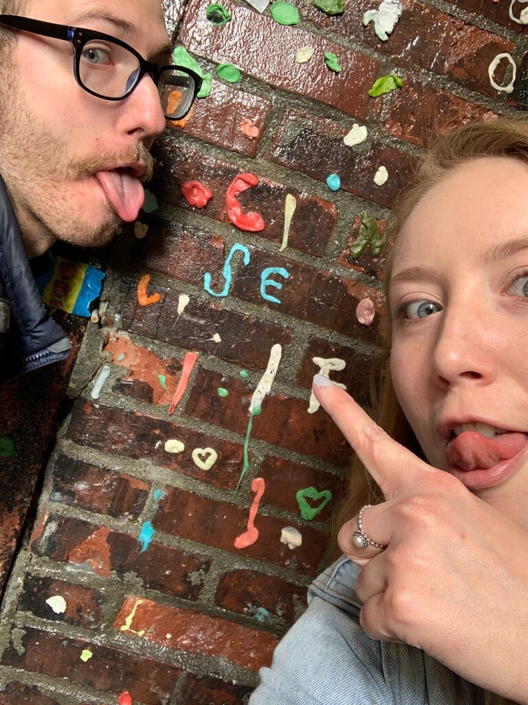 Their first placement on Seattle's infamous gum wall