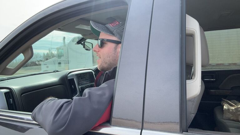 Rob's face the moment he witnesses a moose in the wild for the first time.
