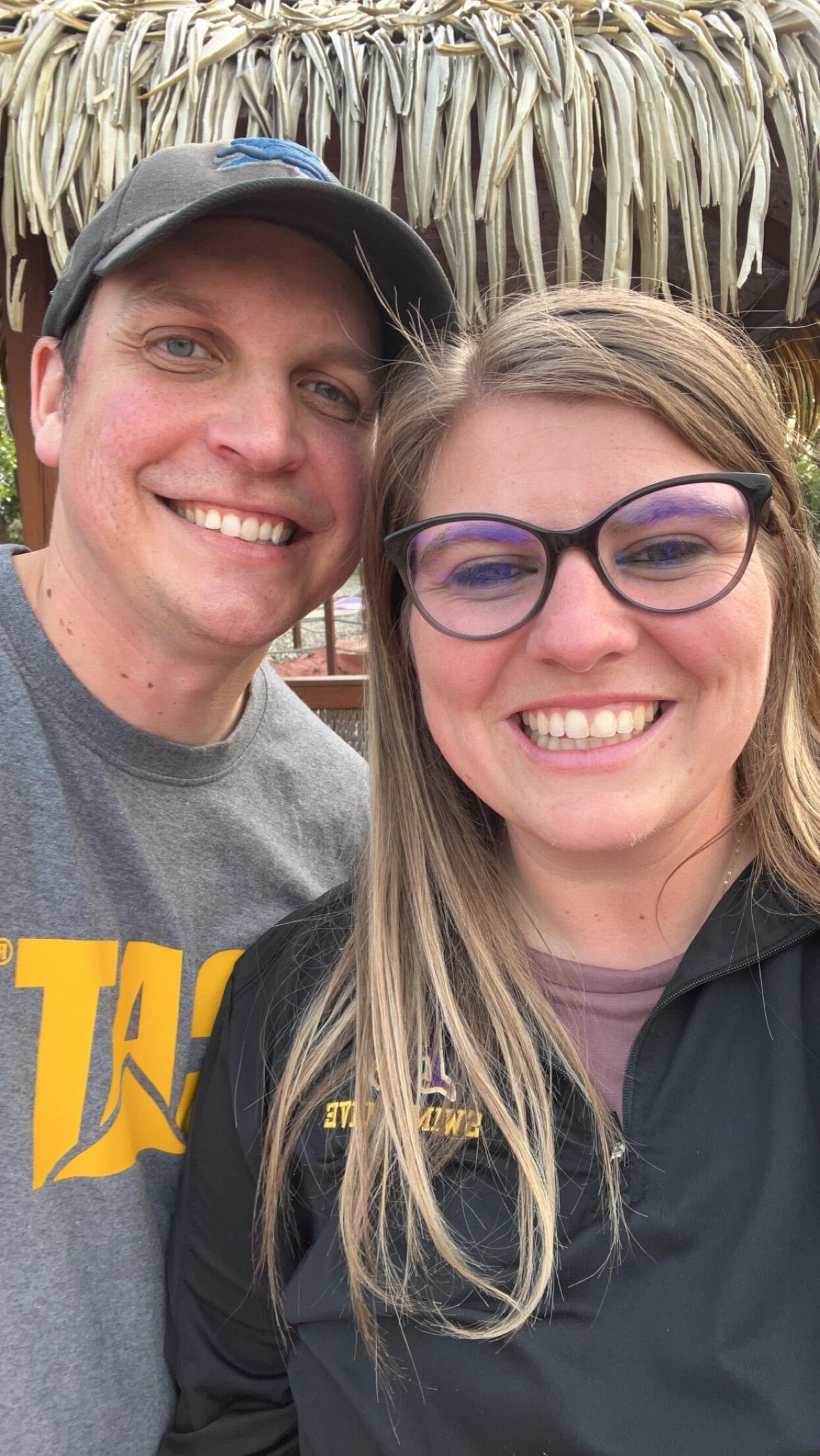 Our mini golf date where Kevin got a par 2 on the most difficult hole while hitting one time behind his back and one time with his eyes closed... I got a par 8 ha!