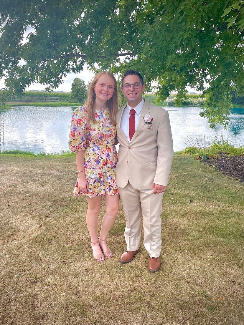 Ryan and Simone at Justin and Nicole's wedding.