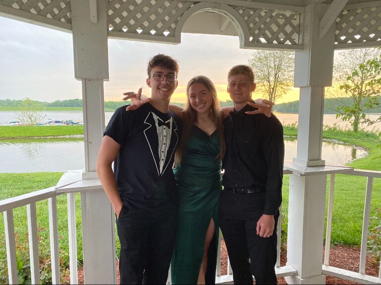 Months later, Caleb asked Evelyn to go to his senior prom. He had two dates that day...Evelyn and Vincent. 