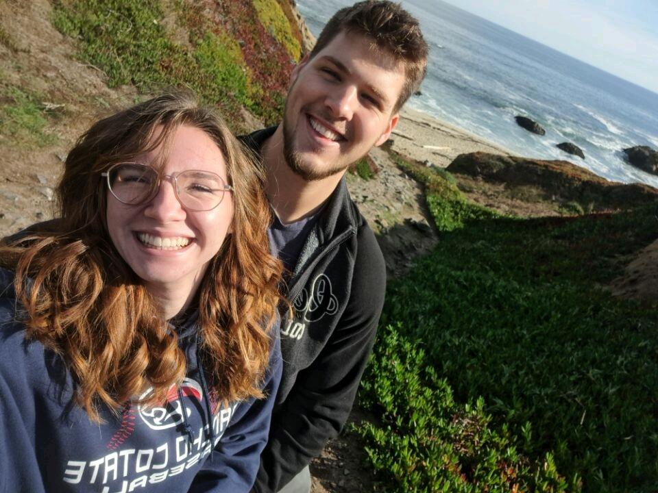 Took a trip to visit Jeff's roommate in California.