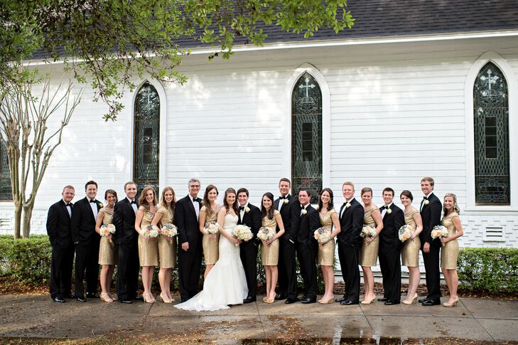 black and gold dresses for wedding