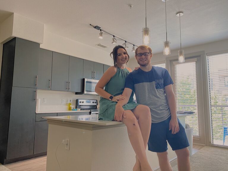 Our first apartment in Dallas