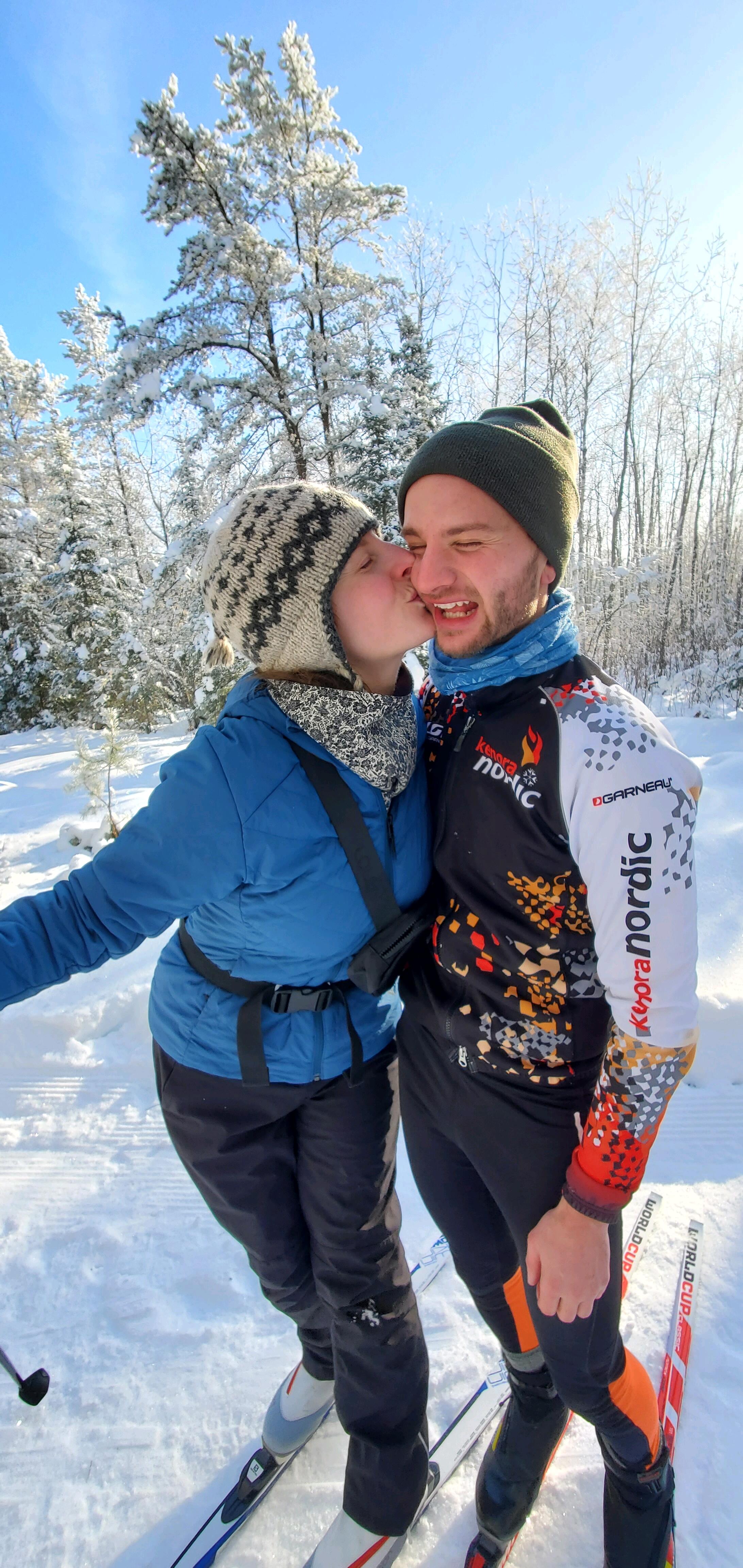 So many fun ski trail times.