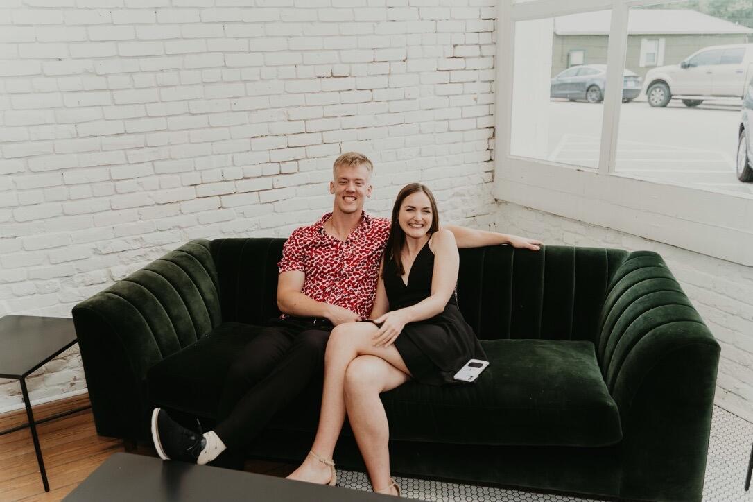 Jake's favorite picture of us- at our friend's wedding!