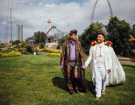 Two grooms in Colorado