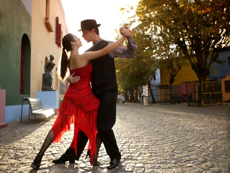 Couple doing tango