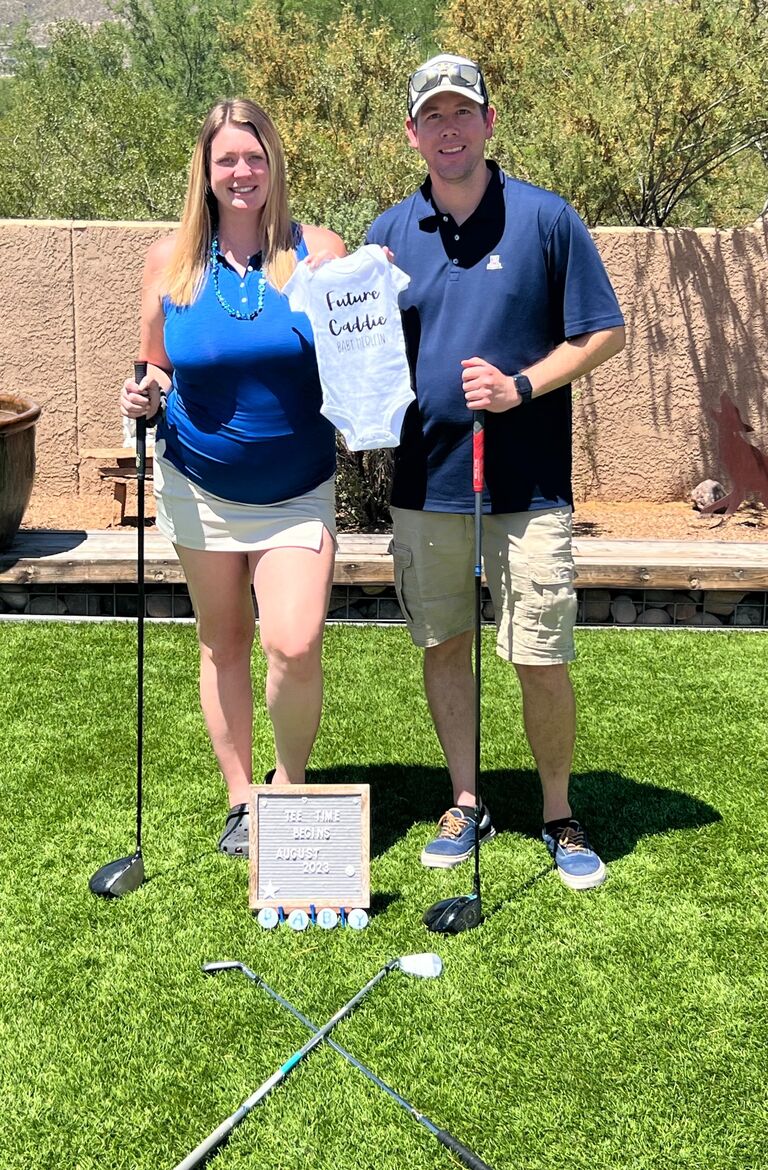 Getting ready to raise a lil golfer!