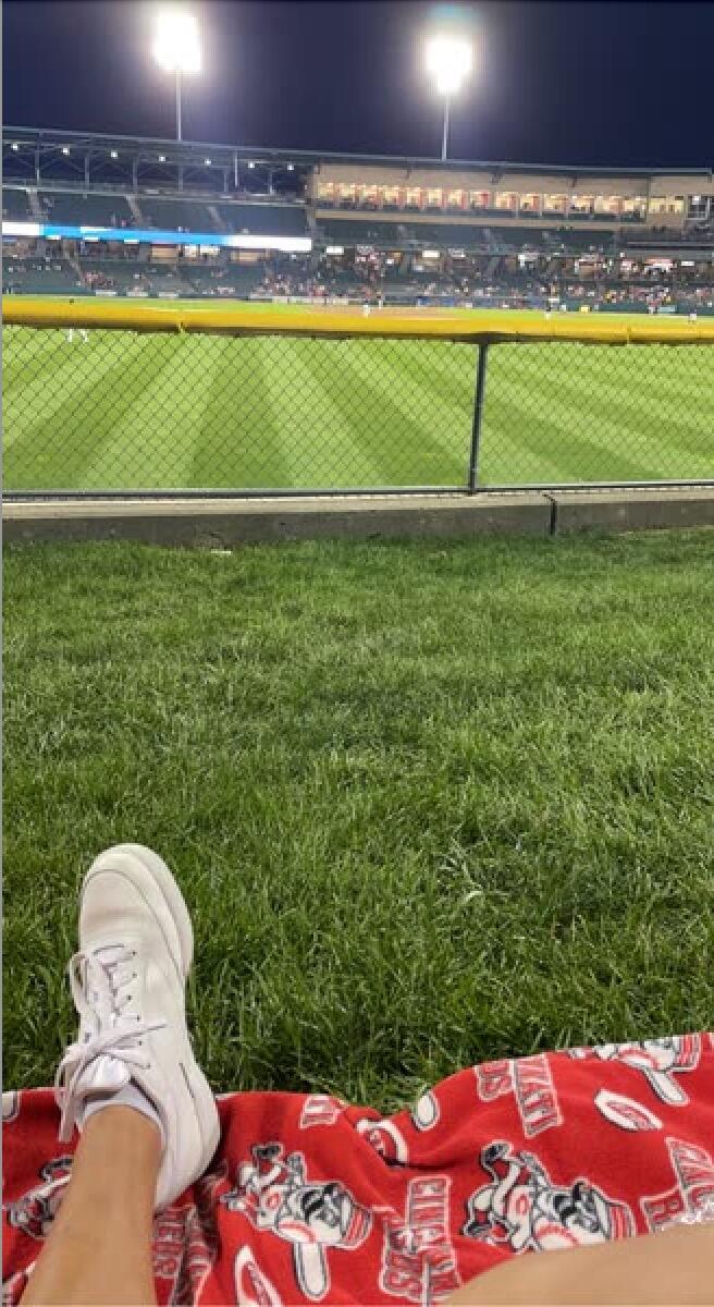 Our first date to an Indians game! 